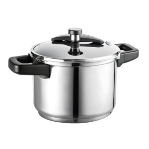 vecteezy_highquality-stainless-steel-pressure-cooker-with-black_56809576 High-Performance Stainless Steel Pressure Cooker