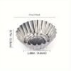 50pcs Reusable Non-Stick Tart Molds Mini Baking Cups Set